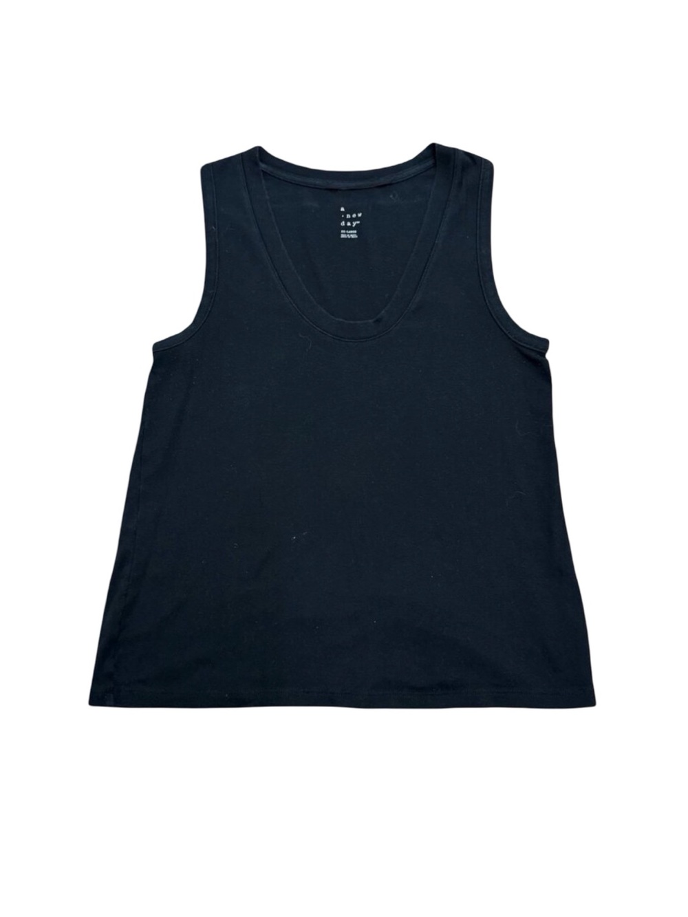 Women’s A New Day Black Tank Top Cotton Modal Spandex